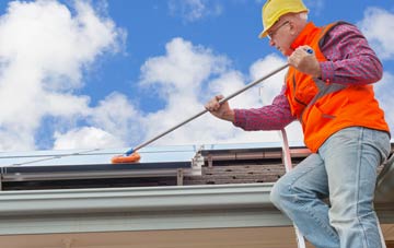 Arddleen soft wash roof cleaning